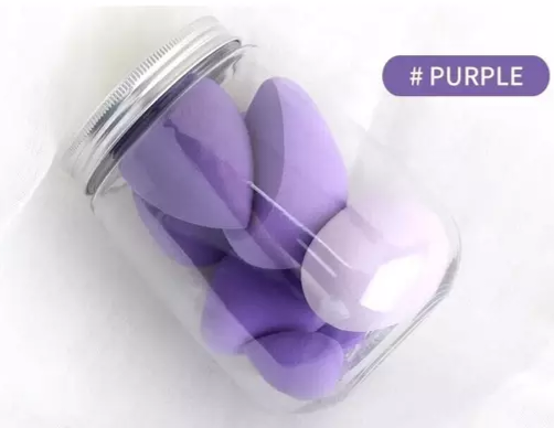 Deluxe Beauty Blender Jars- purple