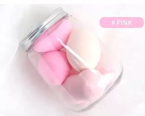 Deluxe Beauty Blender Jars- pink