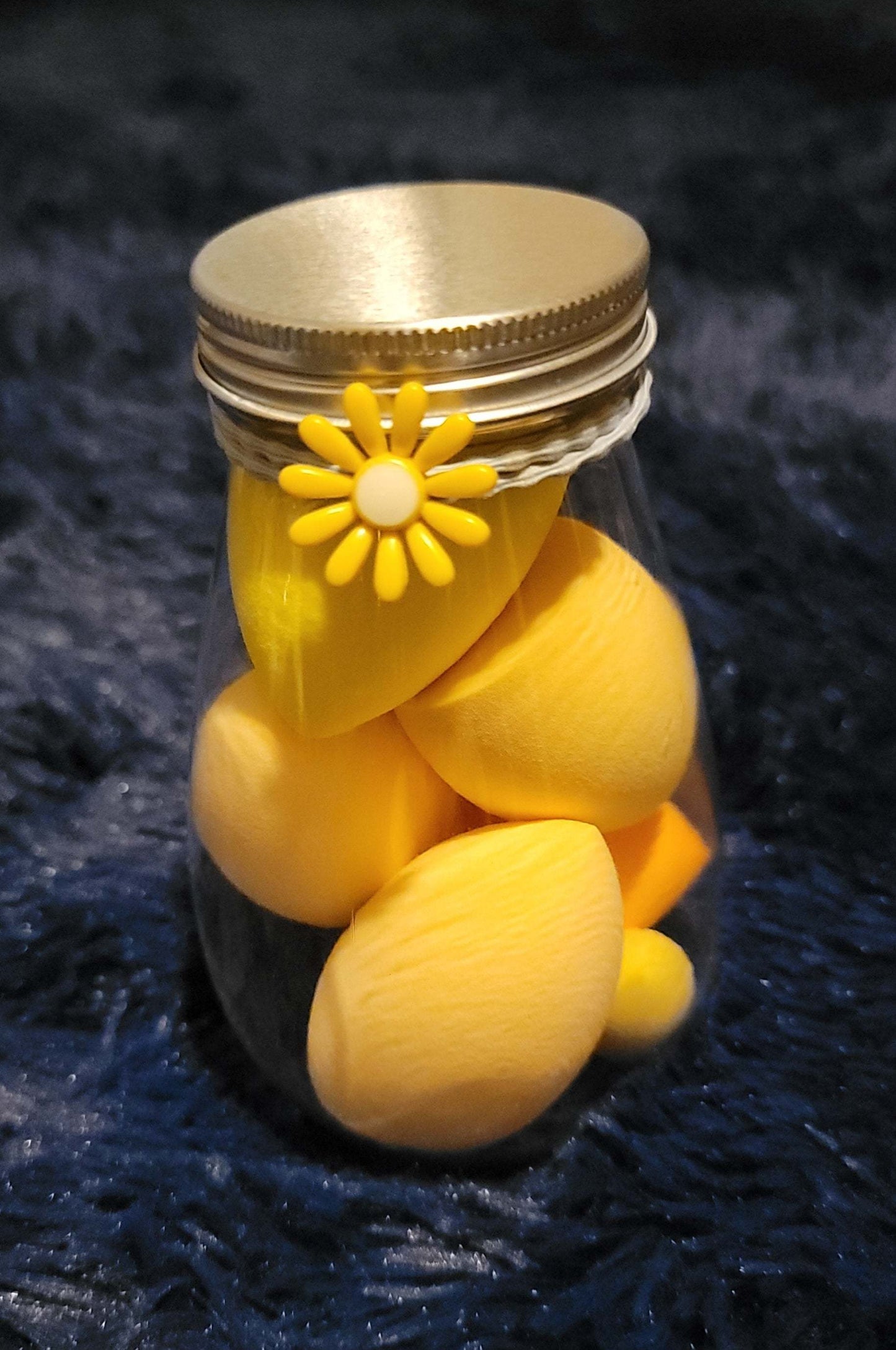 Beauty Blender Set Jars- yellow